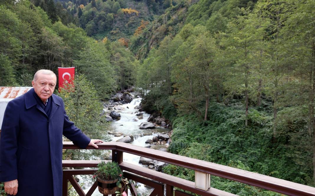 Cumhurbaşkanı Erdoğan’dan Ayder Yaylası’na sürpriz ziyaret 3